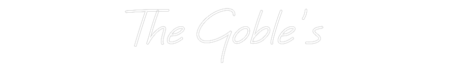 CREATE YOUR OWN WEDDING NEON SIGN The Goble’s