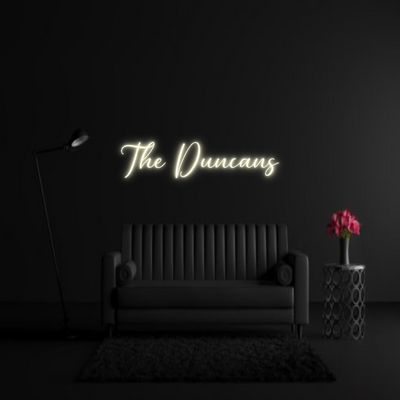 CREATE YOUR OWN WEDDING NEON SIGN The Duncans