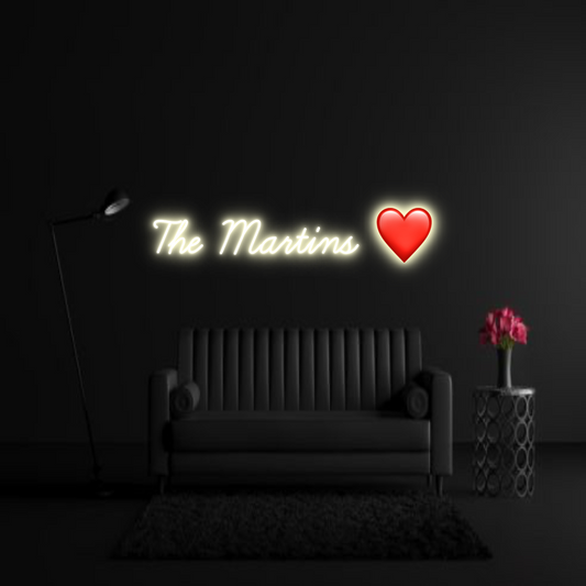 CREATE YOUR OWN WEDDING NEON SIGN The Martins ❤️