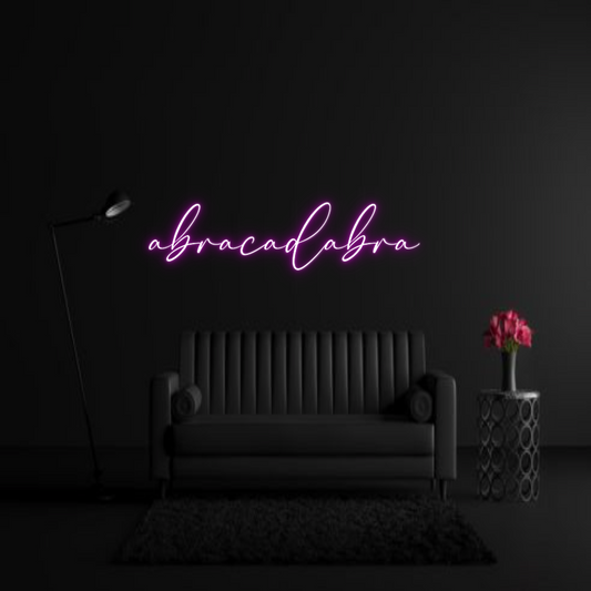 CREATE YOUR OWN WEDDING NEON SIGN abracadabra