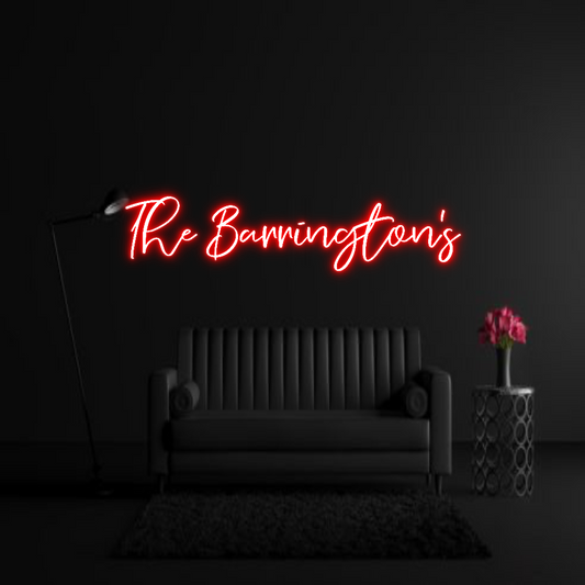 CREATE YOUR OWN WEDDING NEON SIGN The Barringto...