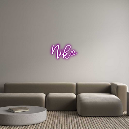 CREATE YOUR OWN CUSTOM NEON Niko