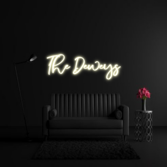 CREATE YOUR OWN WEDDING NEON SIGN The Deweys