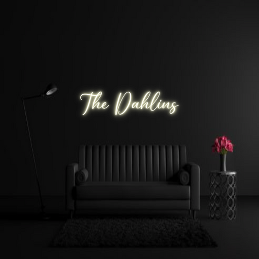 CREATE YOUR OWN WEDDING NEON SIGN The Dahlins