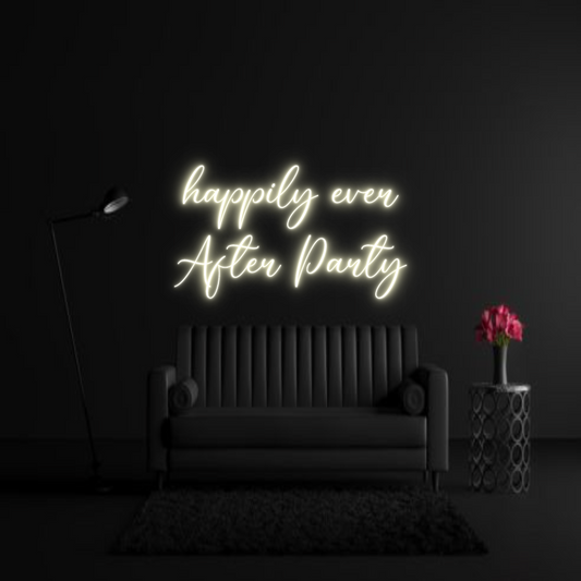 CREATE YOUR OWN WEDDING NEON SIGN happily ever
...