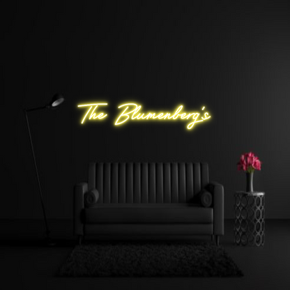 CREATE YOUR OWN WEDDING NEON SIGN The Blumenber...