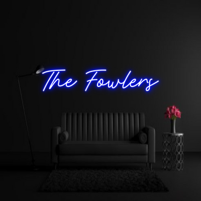 CREATE YOUR OWN WEDDING NEON SIGN The Fowlers