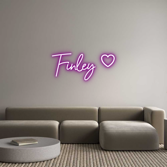 CREATE YOUR OWN CUSTOM NEON Finley 