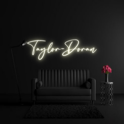 CREATE YOUR OWN WEDDING NEON SIGN Taylor-Doran