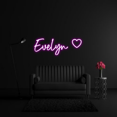 CREATE YOUR OWN WEDDING NEON SIGN Evelyn 