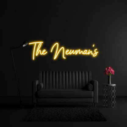 CREATE YOUR OWN WEDDING NEON SIGN The Newman’s