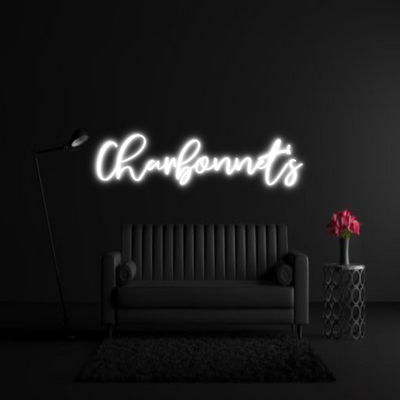 CREATE YOUR OWN WEDDING NEON SIGN Charbonnet’s