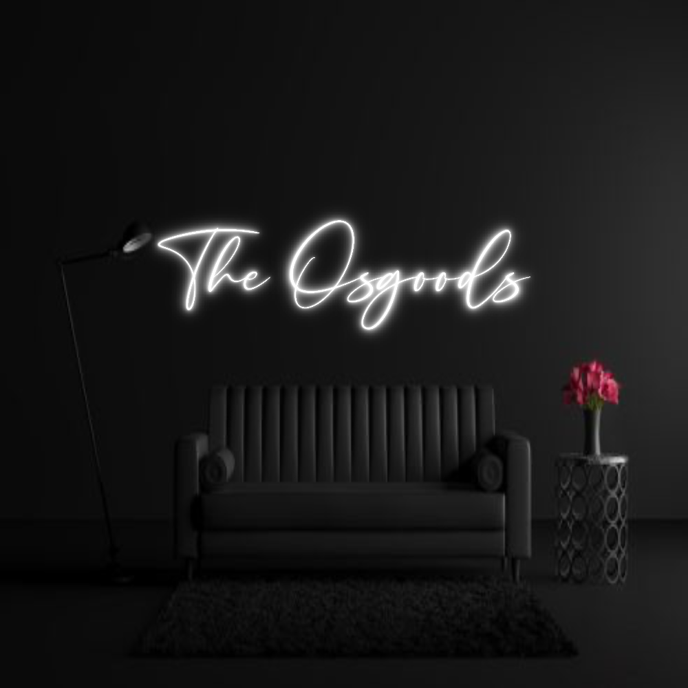 CREATE YOUR OWN WEDDING NEON SIGN The Osgoods