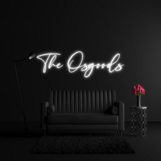CREATE YOUR OWN WEDDING NEON SIGN The Osgoods