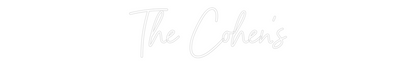 CREATE YOUR OWN WEDDING NEON SIGN The Cohen's