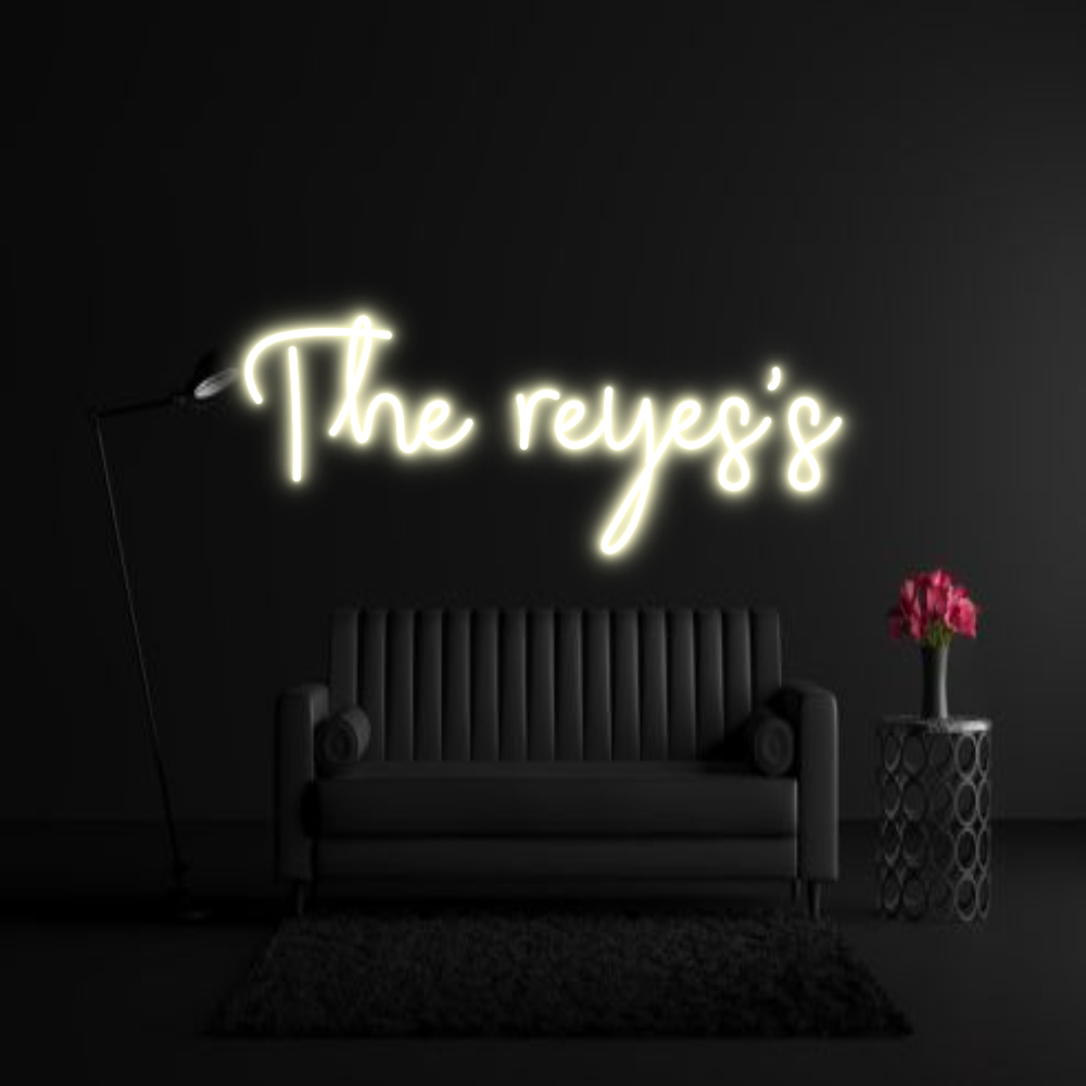 CREATE YOUR OWN WEDDING NEON SIGN The reyes's