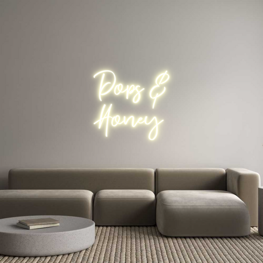 CREATE YOUR OWN CUSTOM NEON Pops &
Honey