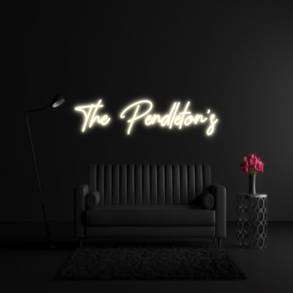 CREATE YOUR OWN WEDDING NEON SIGN The Pendleton’s