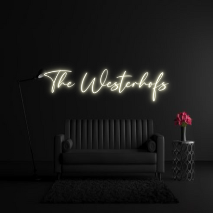 CREATE YOUR OWN WEDDING NEON SIGN The Westerhofs