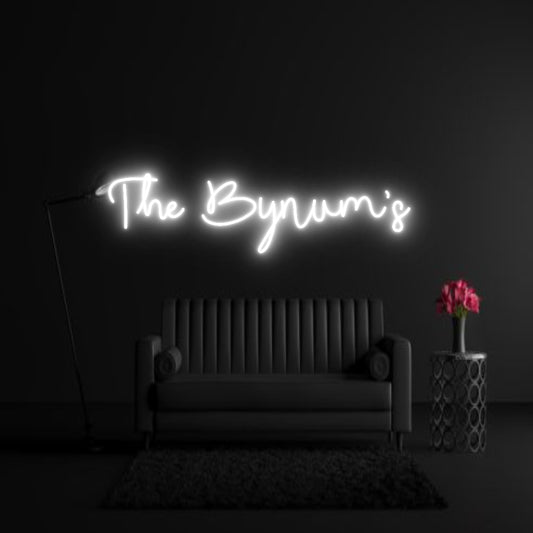 CREATE YOUR OWN WEDDING NEON SIGN The Bynum’s