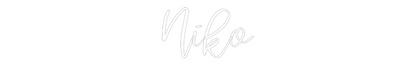 CREATE YOUR OWN CUSTOM NEON Niko