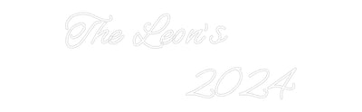 CREATE YOUR OWN WEDDING NEON SIGN The Leon’s
 ...