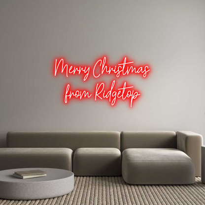 CREATE YOUR OWN CUSTOM NEON Merry Christm...