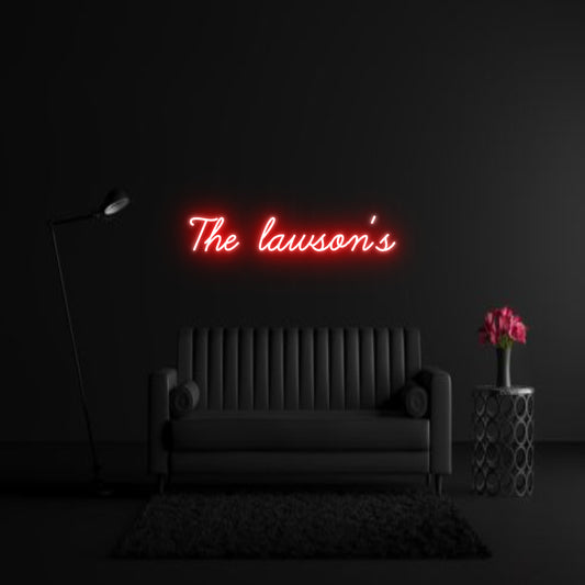 CREATE YOUR OWN WEDDING NEON SIGN The lawson's