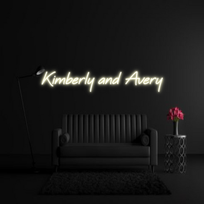 CREATE YOUR OWN WEDDING NEON SIGN Kimberly and ...