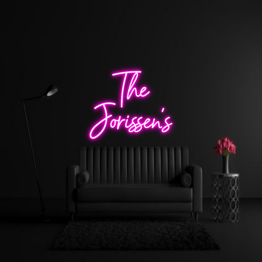 CREATE YOUR OWN WEDDING NEON SIGN The
Jorissen’s