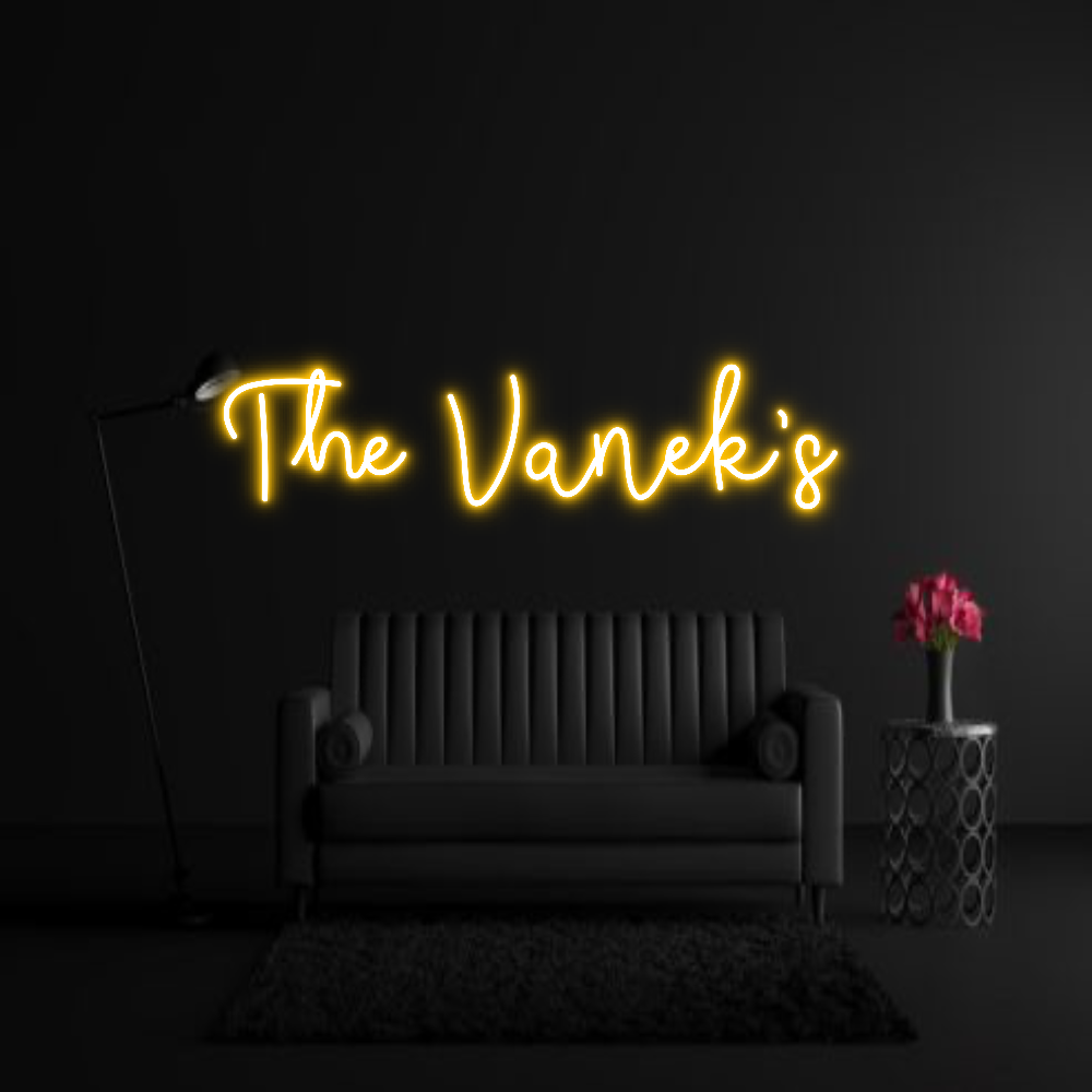 CREATE YOUR OWN WEDDING NEON SIGN The Vanek’s