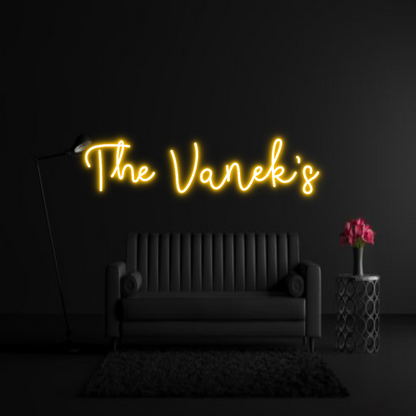 CREATE YOUR OWN WEDDING NEON SIGN The Vanek’s