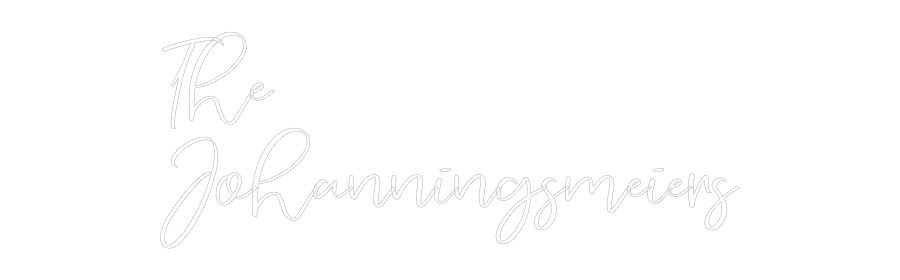 CREATE YOUR OWN WEDDING NEON SIGN The 
Johanni...