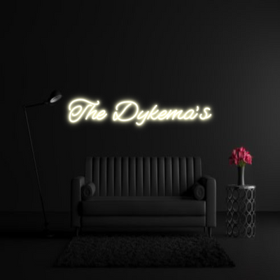 CREATE YOUR OWN WEDDING NEON SIGN The Dykema’s