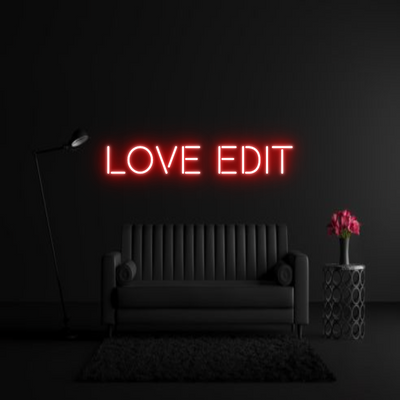 CREATE YOUR OWN WEDDING NEON SIGN Love  Edit