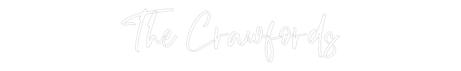 CREATE YOUR OWN WEDDING NEON SIGN The Crawfords