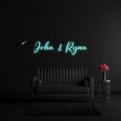 CREATE YOUR OWN WEDDING NEON SIGN John & Ryan