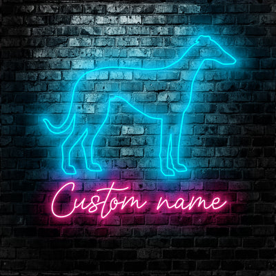 Italian Greyhound Dog Neon Sign - Personalized Name Italian Greyhound Dog Neon Sign - Dog Lover Gifts