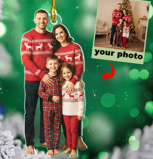 Personalized Christmas Ornaments 2025 – Custom Photo Ornament