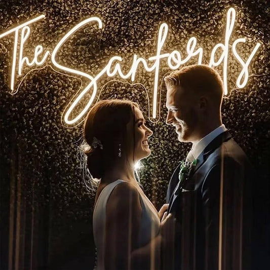 Custom Neon Wedding Sign