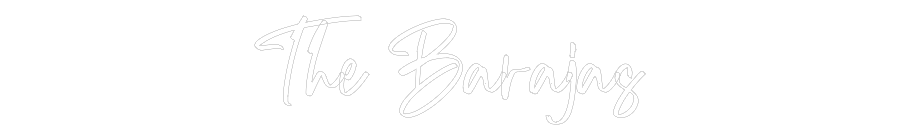 CREATE YOUR OWN WEDDING NEON SIGN The Barajas