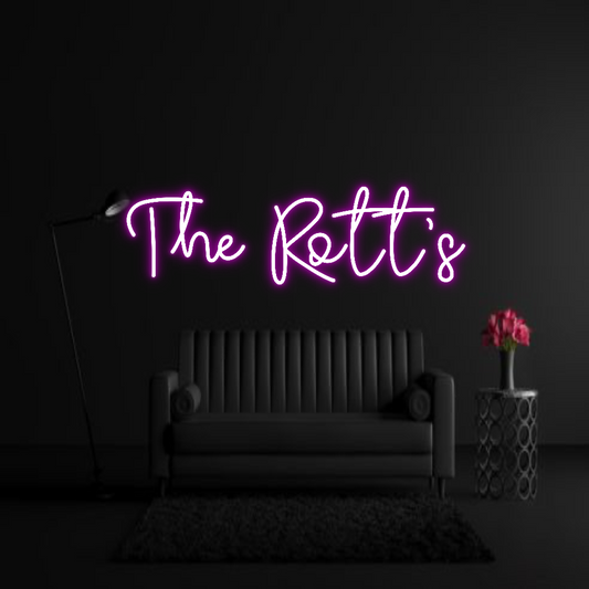 CREATE YOUR OWN WEDDING NEON SIGN The Rott’s