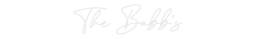 CREATE YOUR OWN WEDDING NEON SIGN The Babb’s