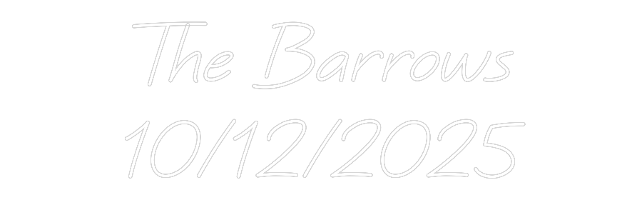 CREATE YOUR OWN WEDDING NEON SIGN The Barrows
...