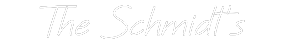 CREATE YOUR OWN WEDDING NEON SIGN The Schmidt’s