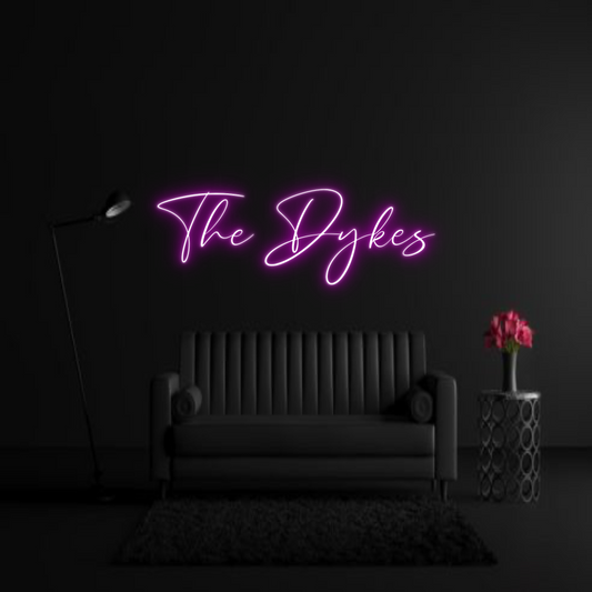 CREATE YOUR OWN WEDDING NEON SIGN The Dykes