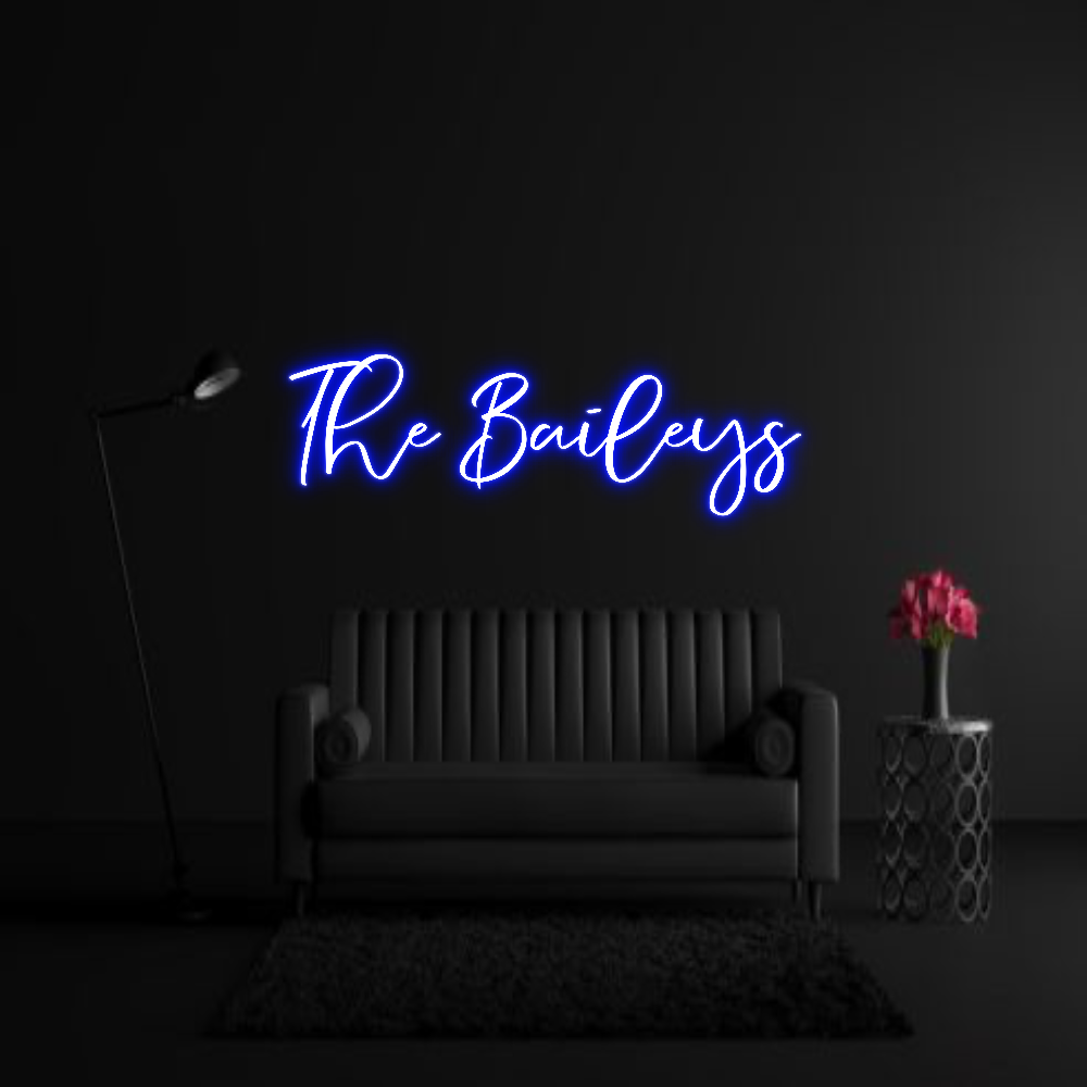 CREATE YOUR OWN WEDDING NEON SIGN The Baileys