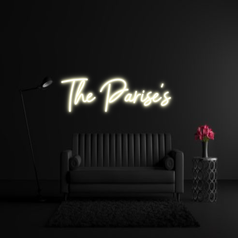 CREATE YOUR OWN WEDDING NEON SIGN The Parise’s