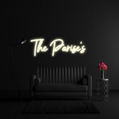 CREATE YOUR OWN WEDDING NEON SIGN The Parise’s