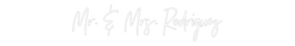 CREATE YOUR OWN WEDDING NEON SIGN Mr. & Mrs. Ro...